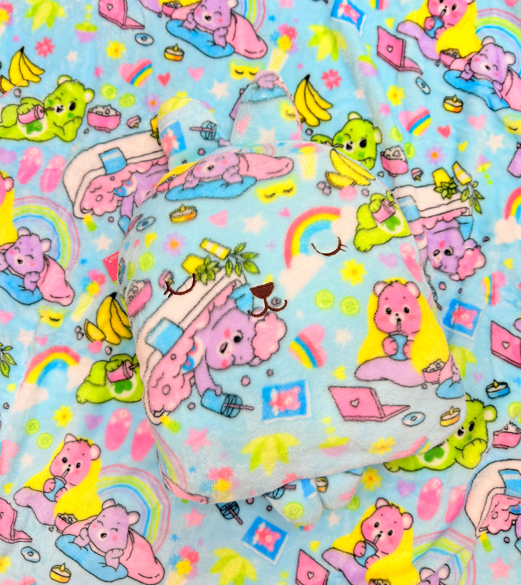 Care Bear Micro Fiber Pillow with Blanket