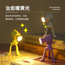 Load image into Gallery viewer, Tripod Camera Book Reading Lamp

