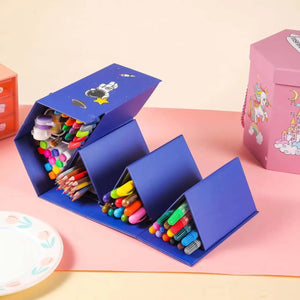 Unicorn And Space Foldable Stationery Set