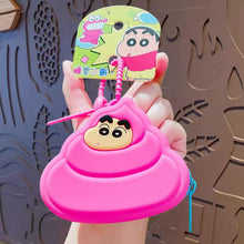 Load image into Gallery viewer, Shinchan Pink Poop Premium Coin Pouch / Bag Charm
