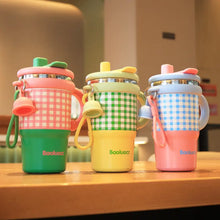 Load image into Gallery viewer, Pinteresty Checks Insulated Tumbler Hot &amp; Cold 10-12hrs (650ml)
