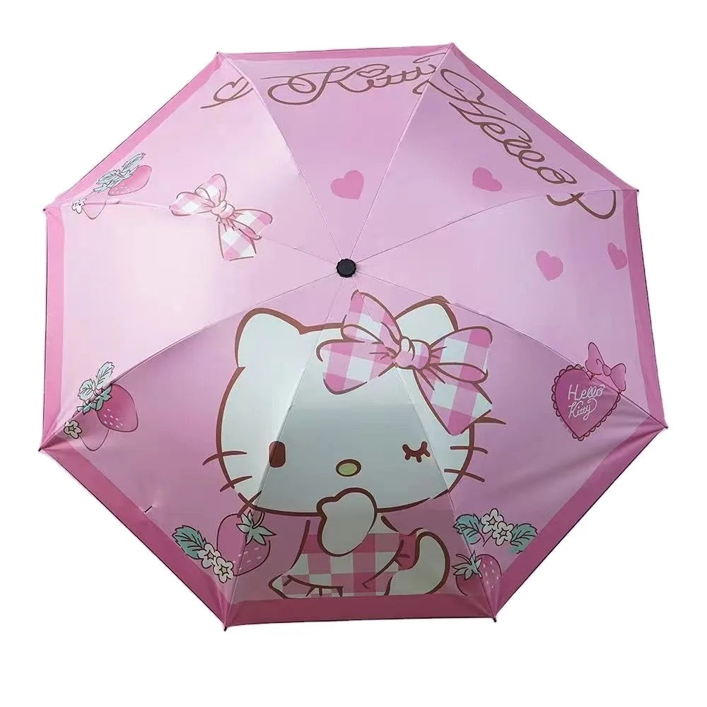 Hello Kitty 3 Fold Umbrella