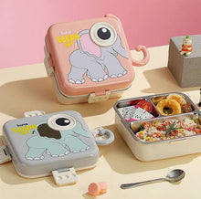 Load image into Gallery viewer, Elephant Double Decker Lunch Box
