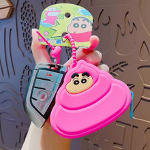 Load image into Gallery viewer, Shinchan Pink Poop Premium Coin Pouch / Bag Charm
