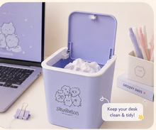 Load image into Gallery viewer, Fancy Push Open Desk Bin
