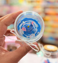 Load image into Gallery viewer, Stitch Glass Jar Lamp
