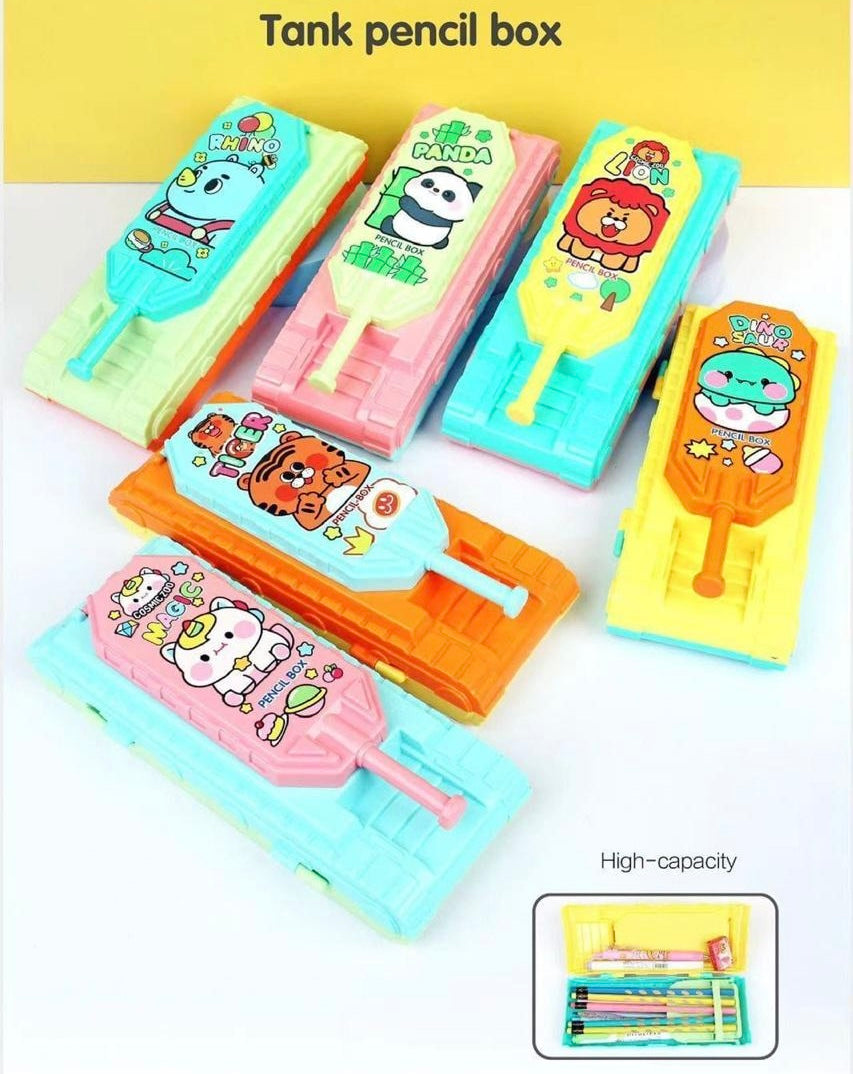 Cartoon Tank Pencil