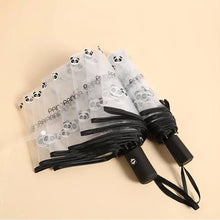 Load image into Gallery viewer, Panda Transparent Automatic Umbrella
