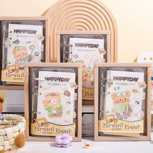 Load image into Gallery viewer, Happy Teddy Spiral Notebook
