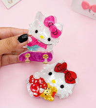 Load image into Gallery viewer, Hello Kitty Big Acrylic Claw Clip
