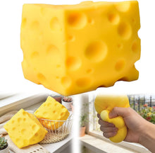 Load image into Gallery viewer, Cheese Cube Squishy
