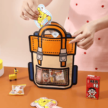 Load image into Gallery viewer, Orange Backpack Candy Bag
