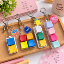 Load image into Gallery viewer, Stress Buster Clicking Key Keychain
