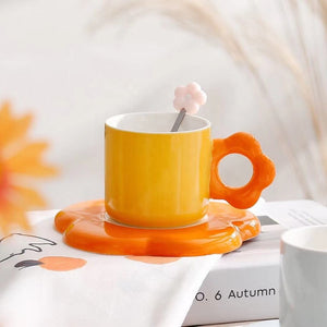 Sakura Flower Coffee Cup with Saucer