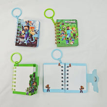 Load image into Gallery viewer, Minecraft Notebook Keychain
