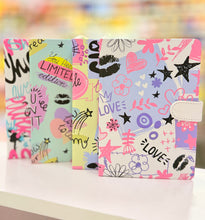 Load image into Gallery viewer, Love Doodle Magnetic Lock Notebook
