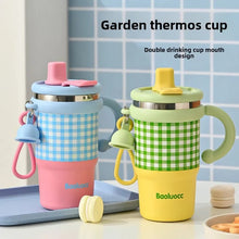 Load image into Gallery viewer, Pinteresty Checks Insulated Tumbler Hot &amp; Cold 10-12hrs (650ml)
