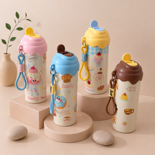 Load image into Gallery viewer, Ice Cream Insulated Sipper Bottle 500ml
