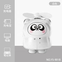 Load image into Gallery viewer, Panda Mini Pocket Fan
