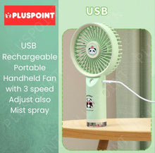 Load image into Gallery viewer, Panda Rechargeable Mist Fan
