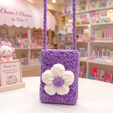 Load image into Gallery viewer, Flower Crochet Mobile Sling
