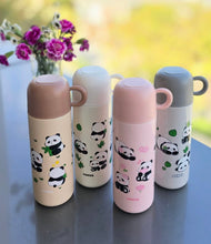 Load image into Gallery viewer, Panda Hot &amp; Cold Insulated Bottle with Cup
