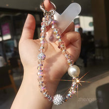 Load image into Gallery viewer, Crystal Pearl Mobile Charm
