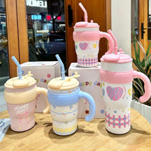 Load image into Gallery viewer, Pastel Trendy Small Insulated Tumbler 680ml
