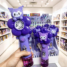 Load image into Gallery viewer, Kuromi Flower Bubble Fan (Battery Operated)
