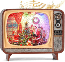 Load image into Gallery viewer, Christmas Santa TV (Light &amp; Music)
