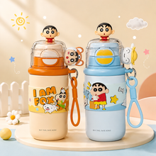 Load image into Gallery viewer, Shinchan 3D Dual Sipper Insulated Bottel SS 316 700ml
