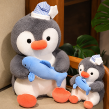 Load image into Gallery viewer, Penguin With Fish
