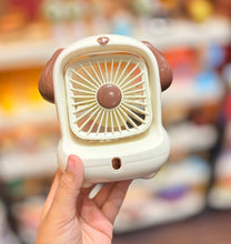 Load image into Gallery viewer, Snow Dog 3 Speed Desk Rechargeable Fan
