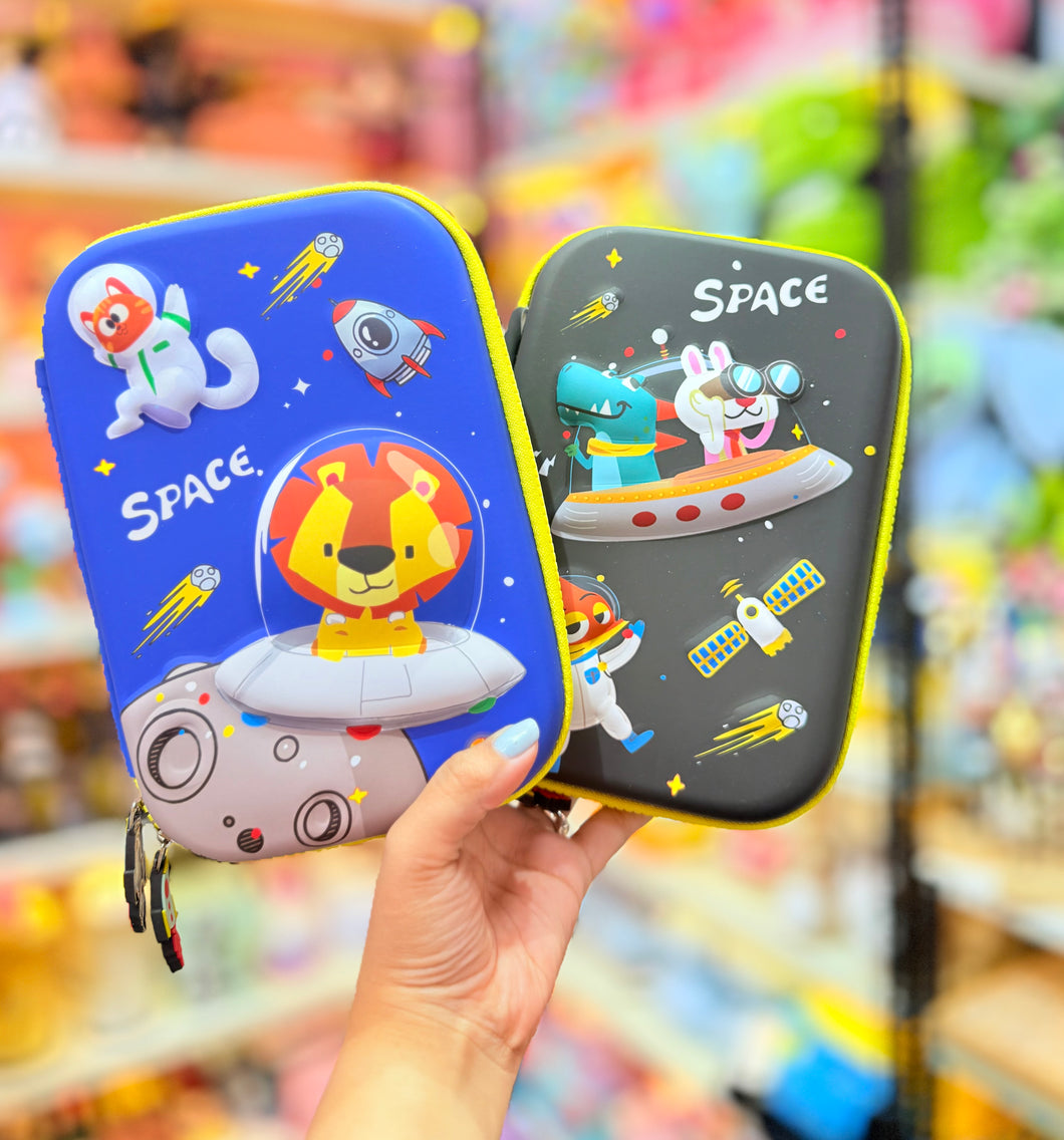Space Animal Big Pencil Box