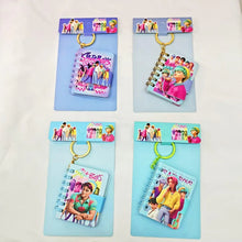 Load image into Gallery viewer, K-Pop Saja Boys Notebook Keychain Dairy
