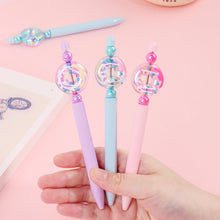 Load image into Gallery viewer, Crystal Donut Blue Gel Pen
