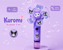 Load image into Gallery viewer, Kuromi Bubble Fan (Battery Operated)
