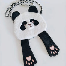 Load image into Gallery viewer, Panda Plush Sling Bag

