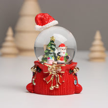 Load image into Gallery viewer, Big Santa Hat Snow Globe (6inches) Light &amp; Music
