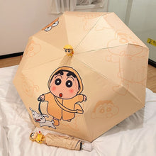Load image into Gallery viewer, Shinchan 3D Raincoat Automatic Umbrella
