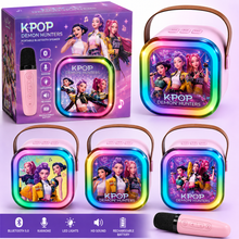 Load image into Gallery viewer, K- Pop Karaoke Set (Bluetooth Speaker &amp; Mic)
