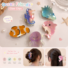 Load image into Gallery viewer, Sea Animal Medium Acrylic Claw Clip
