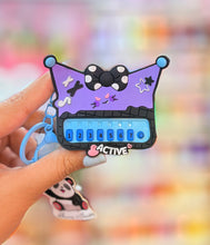 Load image into Gallery viewer, Kuromi Piano Keychain
