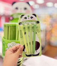 Load image into Gallery viewer, Panda Bamboo Theme Black Gel Pen
