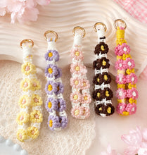 Load image into Gallery viewer, Crochet Flower Mobile Charm
