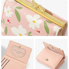 Load image into Gallery viewer, Digital Floral 3 Fold Wallet
