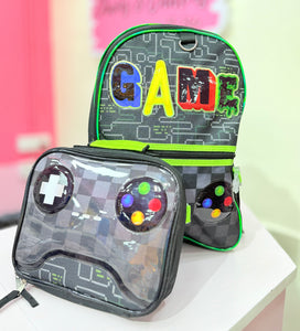 Game Bagpack Plus Lunch Bag
