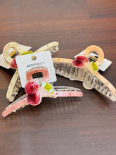 Load image into Gallery viewer, Bofeini Cherry Studded Big Claw Clip
