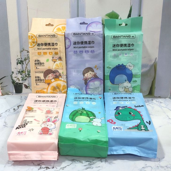 Kawaii Cartoon Wet Wipe