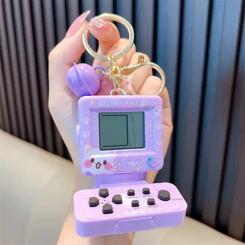 Retro Video Game Keychain